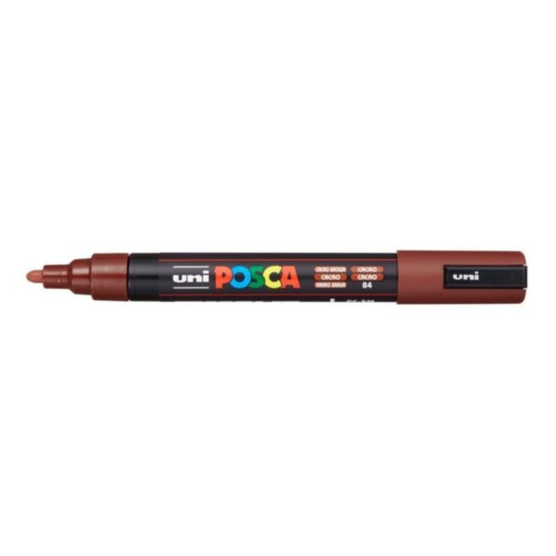 Uni Posca Marker 1.8-2.5mm Med Bullet Cacao Brown PC-5M