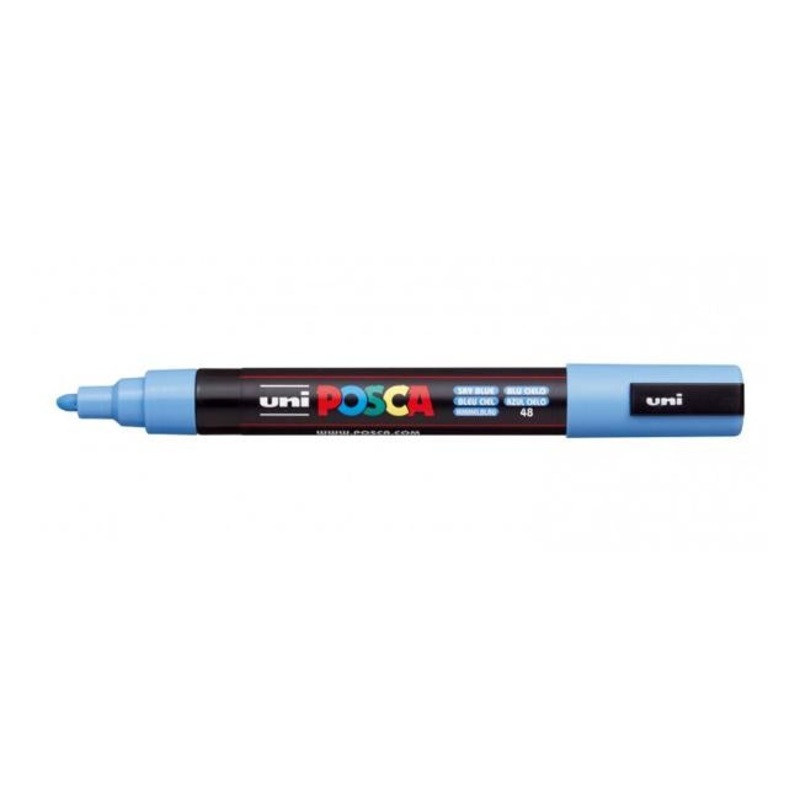 Uni Posca Marker 1.8-2.5mm Med Bullet Sky Blue PC-5M