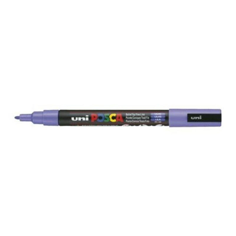 Uni Posca Marker 0.9-1.3mm Fine Lilac PC-3M