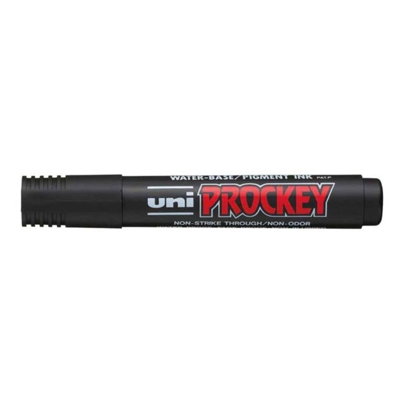 Uni Prockey Marker 5.7mm Chisel Tip Black PM-126
