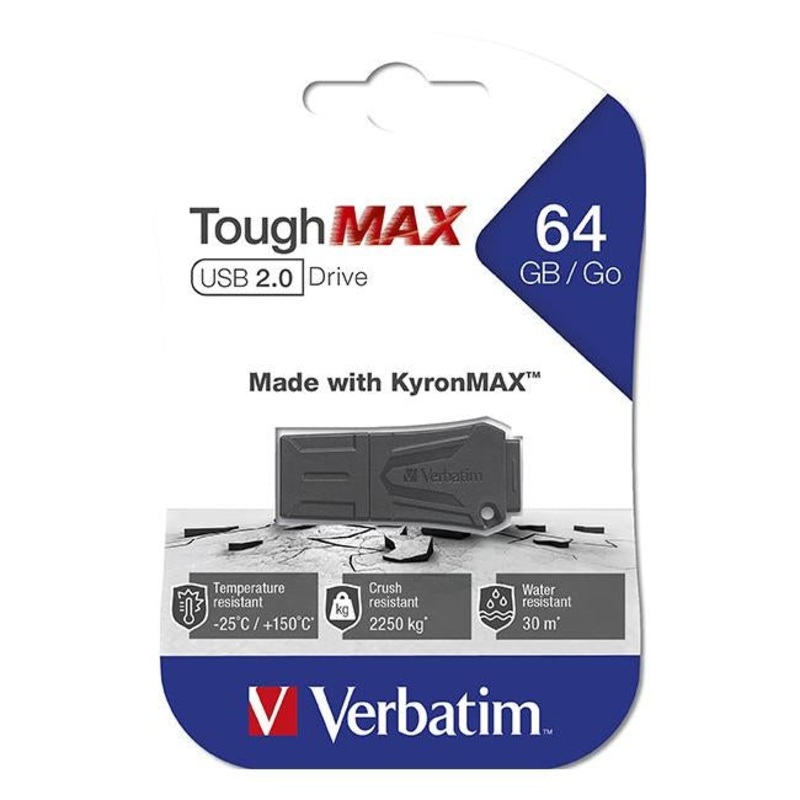 Verbatim toughmax usb 2.0 drive 64gb