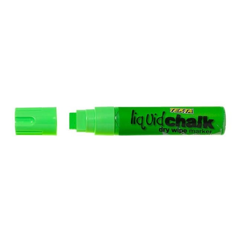 Texta liquid chalk marker dry wipe green