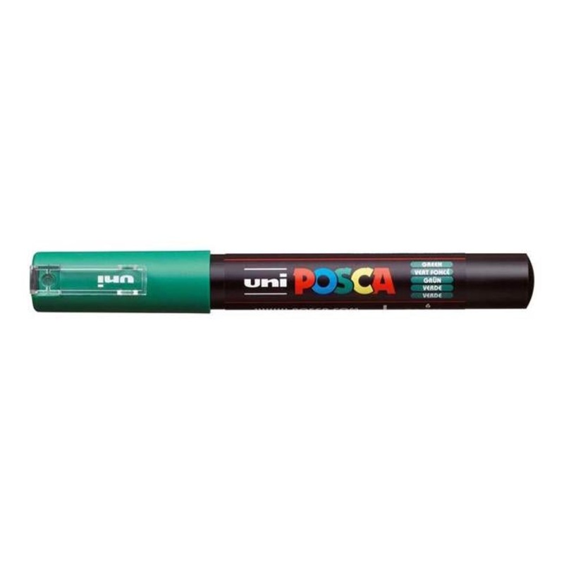 Uni Posca Marker 0.7mm Ultra-Fine Round Tip Green PC-1M