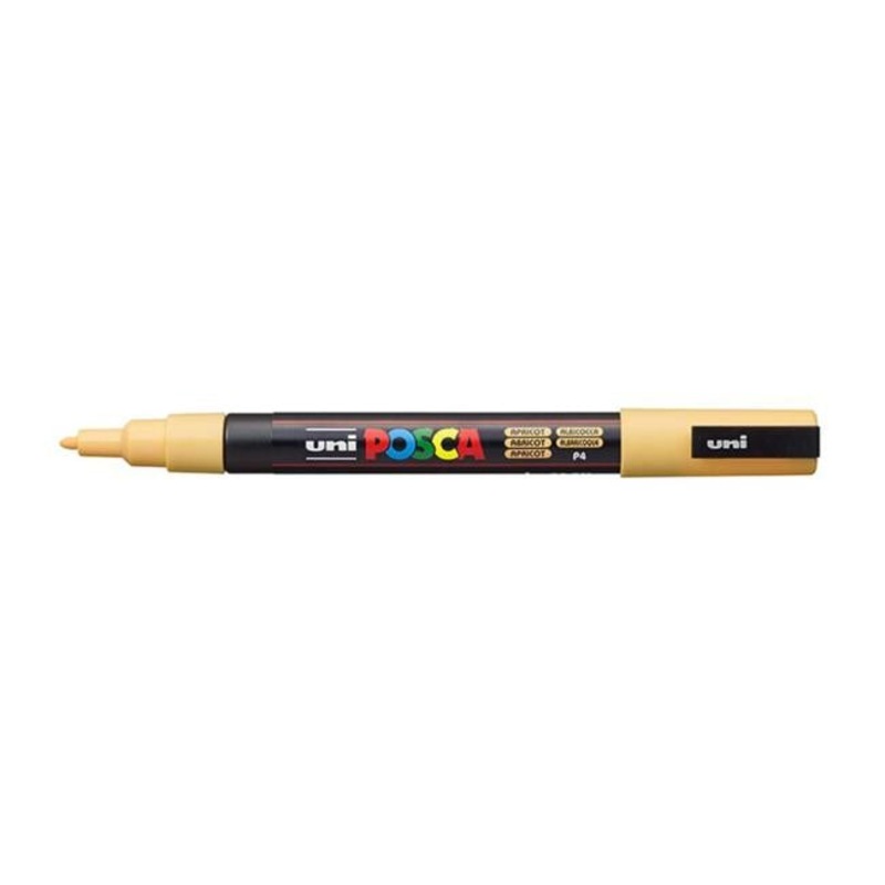 Uni Posca Marker 0.9-1.3mm Fine Apricot PC-3M