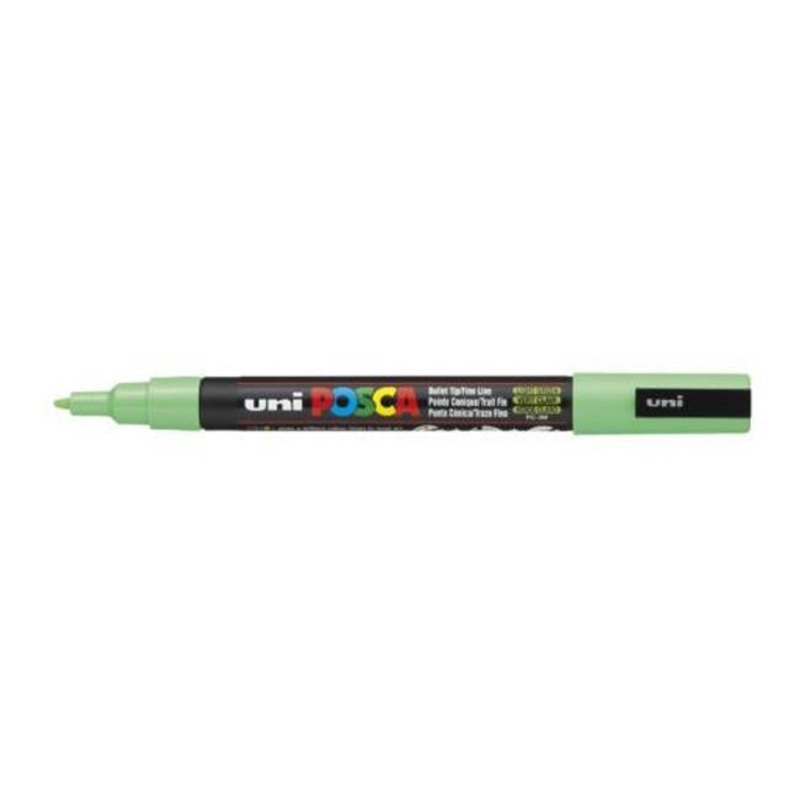 Uni Posca Marker 0.9-1.3mm Fine Light Green PC-3M