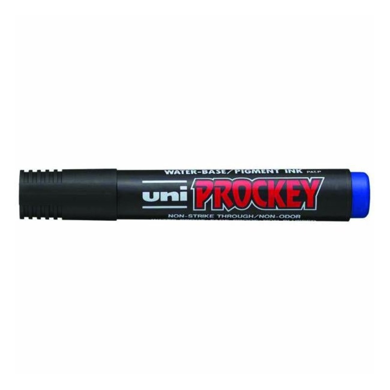 Uni Prockey Marker 1.2mm Bullet Tip Blue PM-122