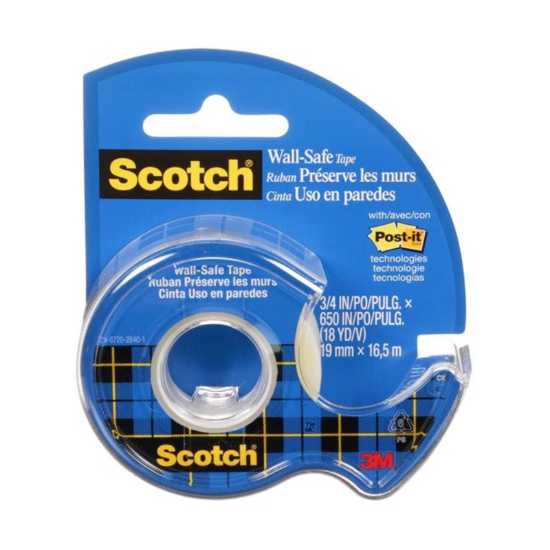 Scotch Tape Wall-Safe 183 19mm x 16.5m Roll