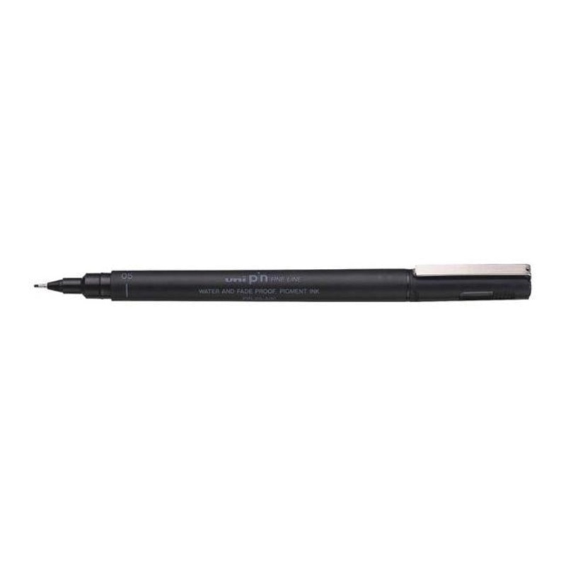 Uni Pin Fineline Permanent 0.5mm Black 05-200