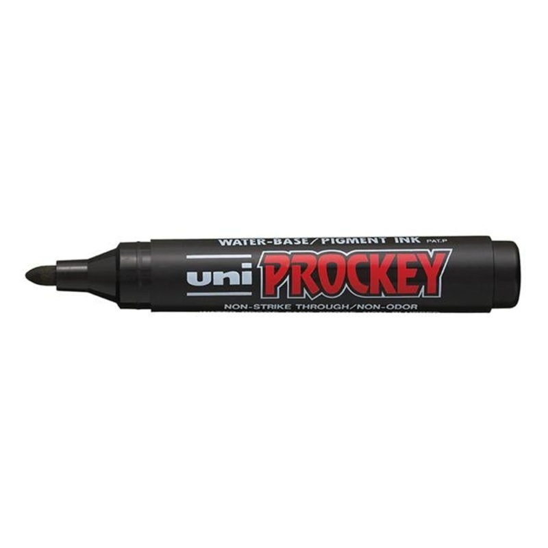 Uni Prockey Marker 1.2mm Bullet Tip Black PM-122