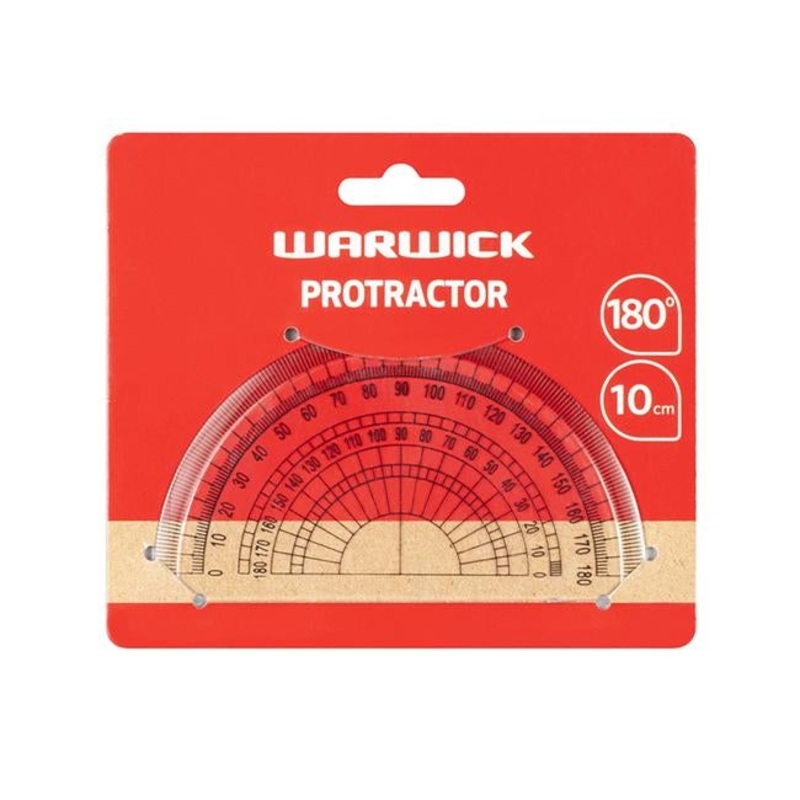 Warwick Protractor 10cm 180 Degrees