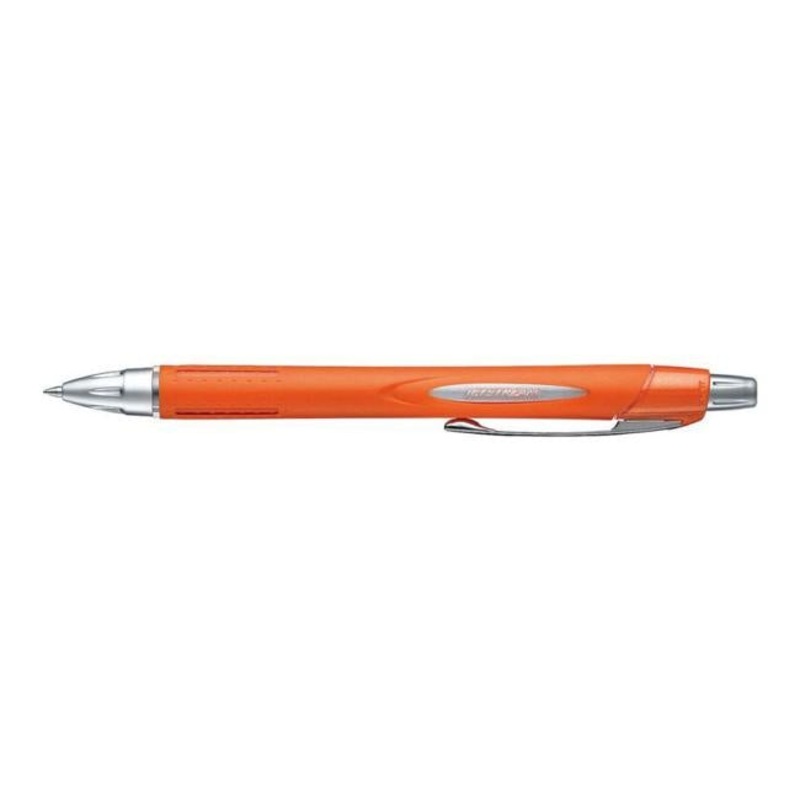 Uni Jetstream 0.7mm Retractable Black Ink Orange Barrel SXN250-07