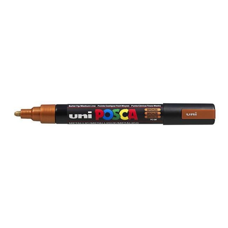 Uni Posca Marker 0.9-1.3mm Fine Bronze PC-3M