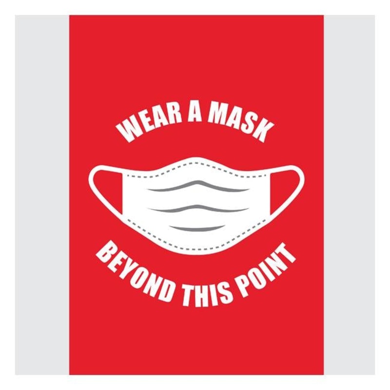 Avery Pre-Printed Self-Adhesive Sign Mask Required A4 1up 5 Sheets