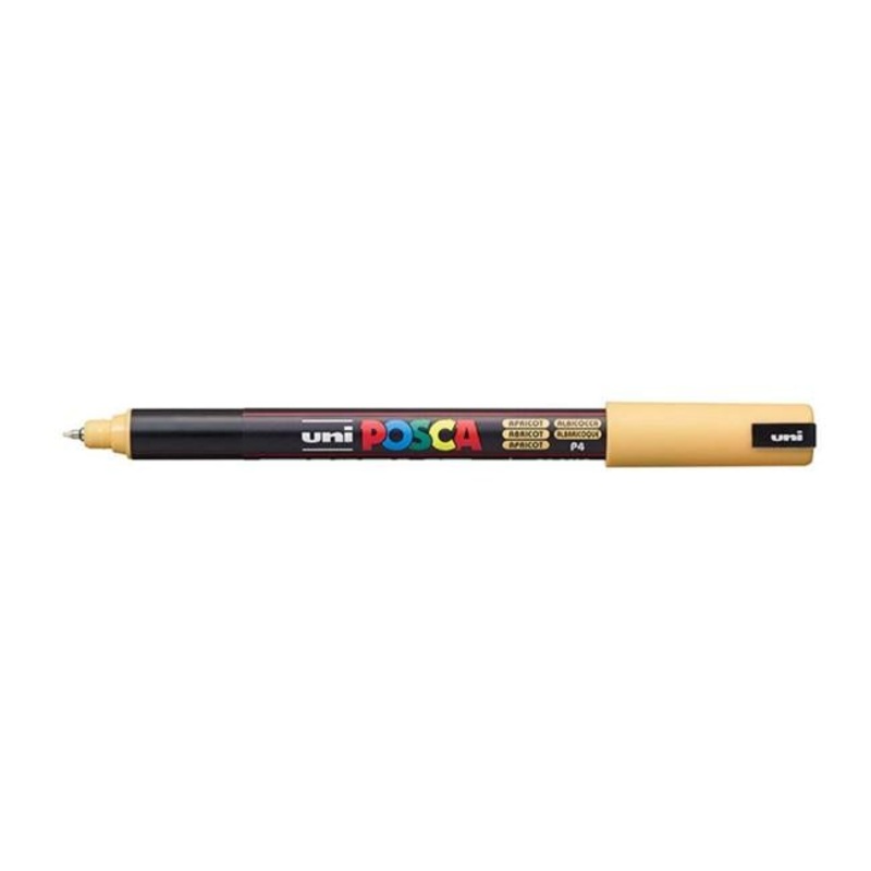 Uni Posca Marker 0.7mm Ultra-Fine Pin Tip Apricot PC-1MR