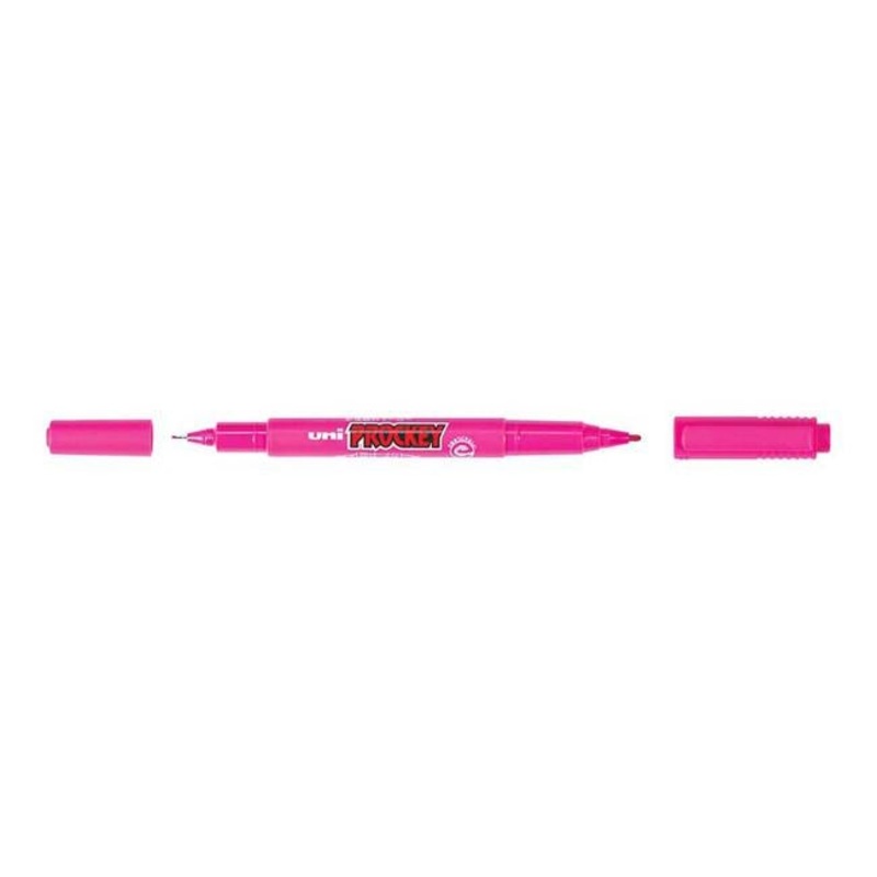 Uni Prockey Marker Dual Tip 0.4/0.9mm Wine PM-120