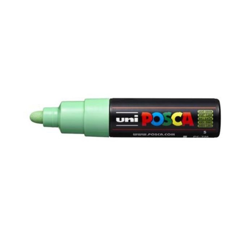 Uni Posca Marker 4.5-5.5mm Bold Bullet Light Green PC-7M