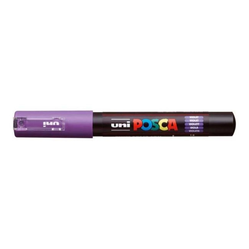 Uni Posca Marker 0.7mm Ultra-Fine Round Tip Violet PC-1M
