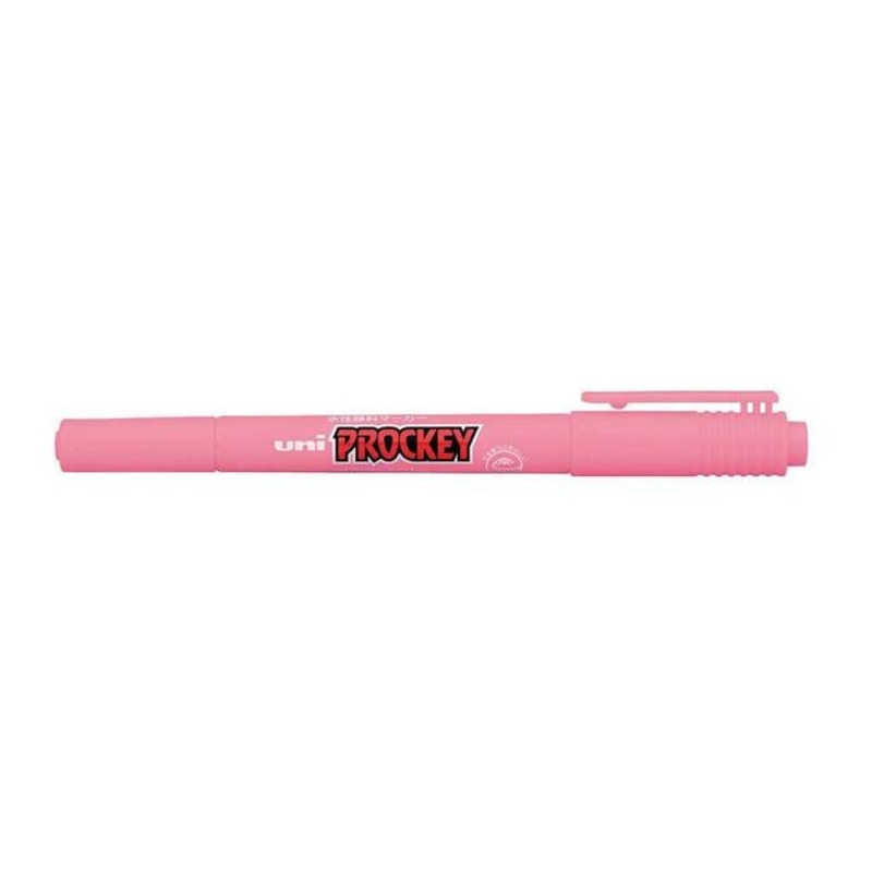 Uni Prockey Marker Dual Tip 0.4/0.9mm Pink PM-120
