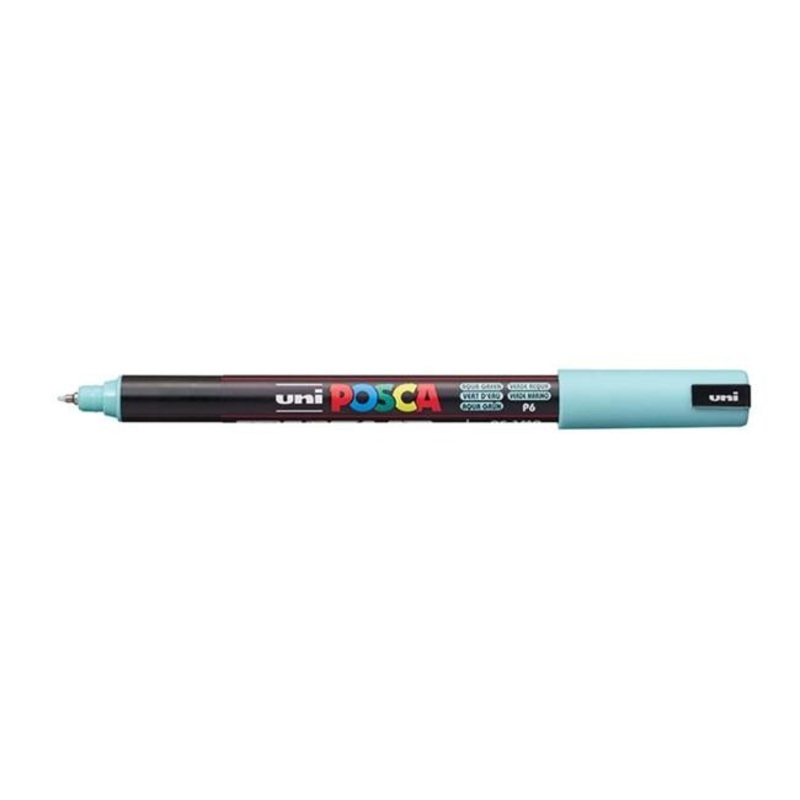 Uni Posca Marker 0.7mm Ultra-Fine Pin Tip Aqua Green PC-1MR