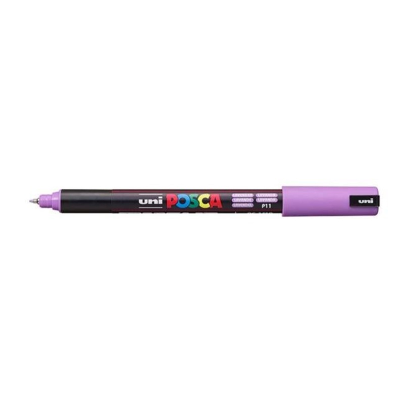 Uni Posca Marker 0.7mm Ultra-Fine Pin Tip Lavender PC-1MR