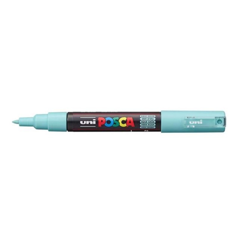 Uni Posca Marker 0.7mm Ultra-Fine Round Tip Aqua PC-1M
