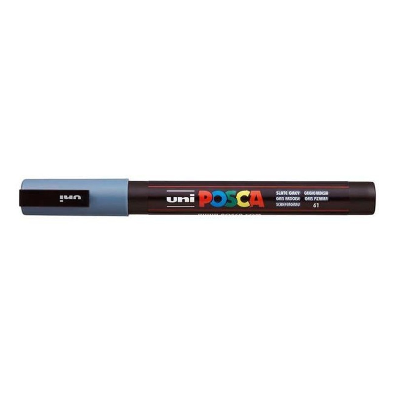 Uni Posca Marker 0.9-1.3mm Fine Slate Grey PC-3M