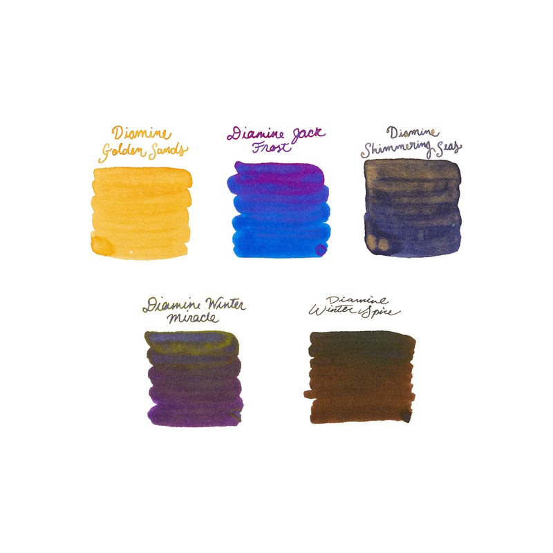 Diamine Shimmering Ink Sample Set