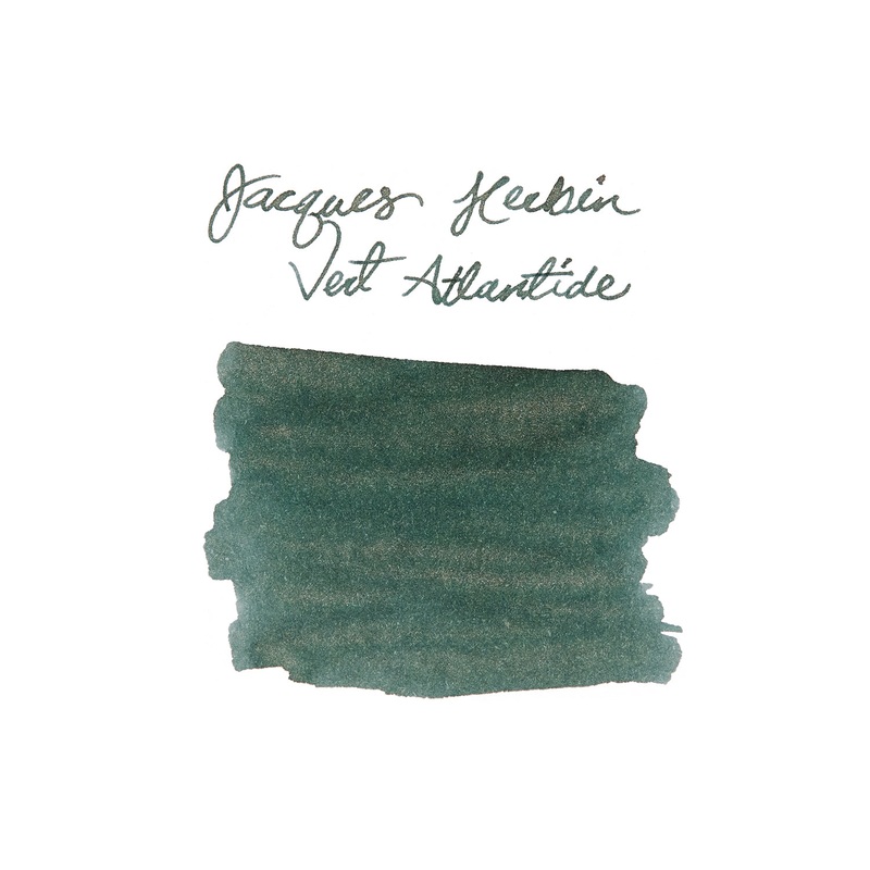 Jacques Herbin 350 Vert Atlantide - Ink Sample