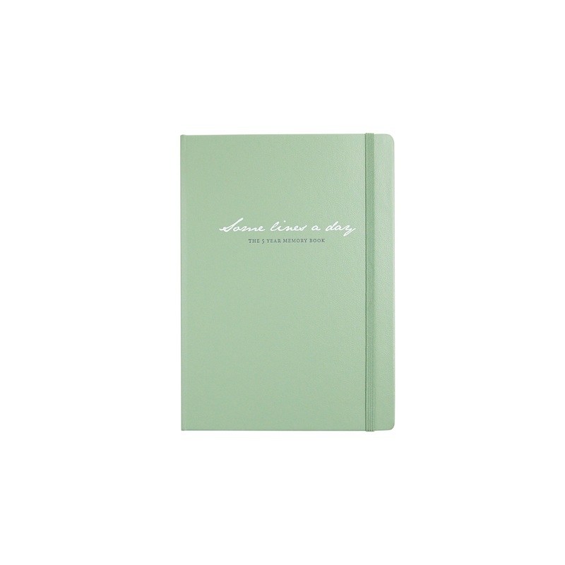 Leuchtturm1917 Some Lines a Day 5 Year Memory Notebook - Sage