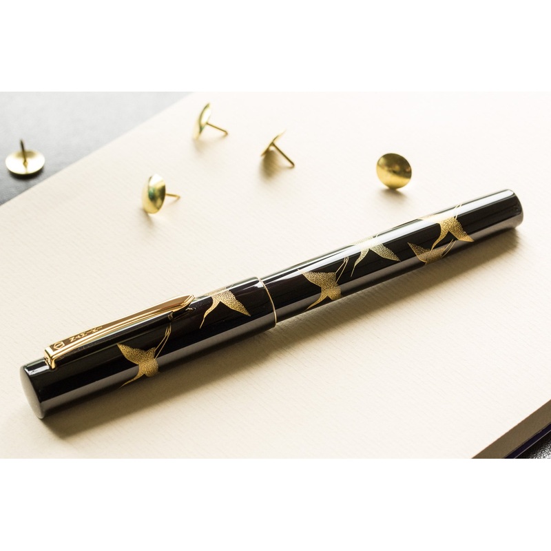 Namiki Chinkin Fountain Pen - Crane