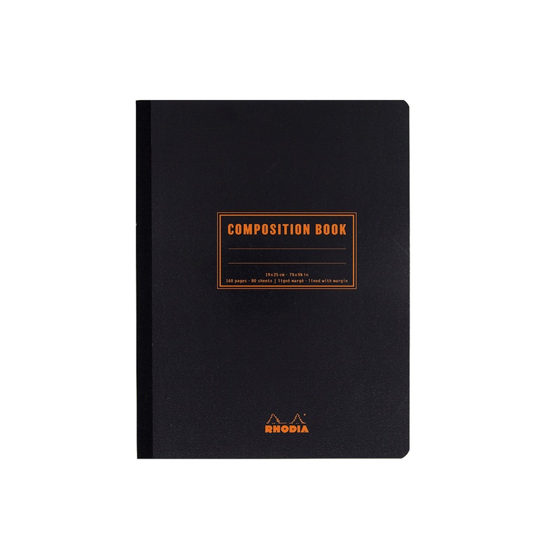 Rhodia Composition Book - Black, Lined