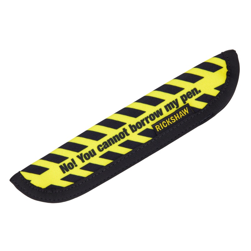 Rickshaw Bagworks 1 Pen Sleeve - No Borrow Yellow