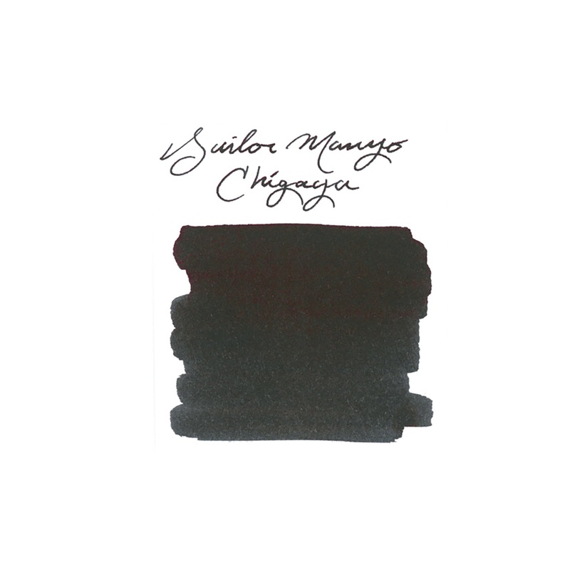 Sailor Manyo Chigaya - Ink Sample