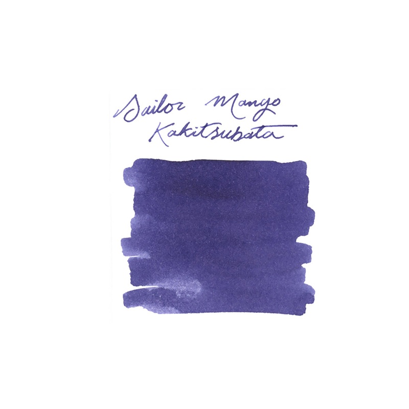 Sailor Manyo Kakitsubata - Ink Sample