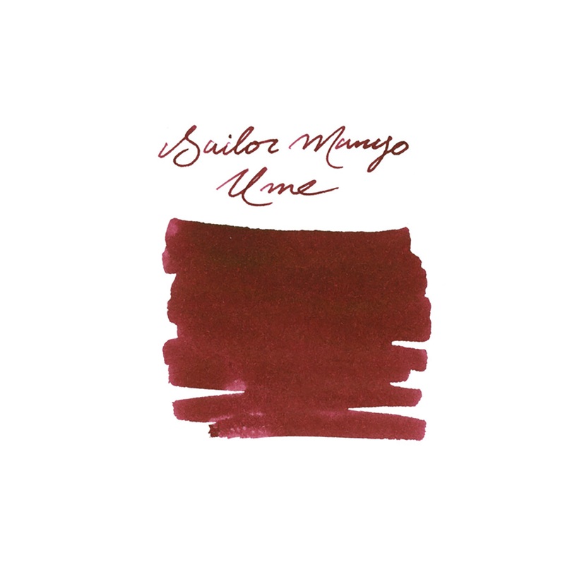 Sailor Manyo Ume - Ink Sample