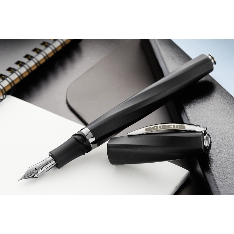 Visconti Divina Fountain Pen - Matte Black