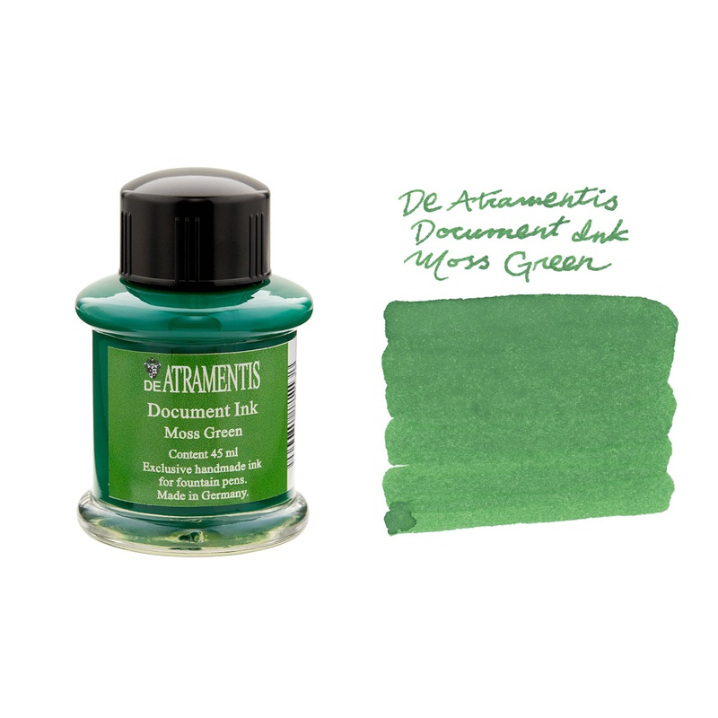 De Atramentis Document Ink Moss Green - 45ml Bottled Ink
