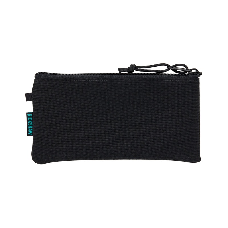 Rickshaw Bagworks Plush Pen/Gadget Pouch - Black/Peacock