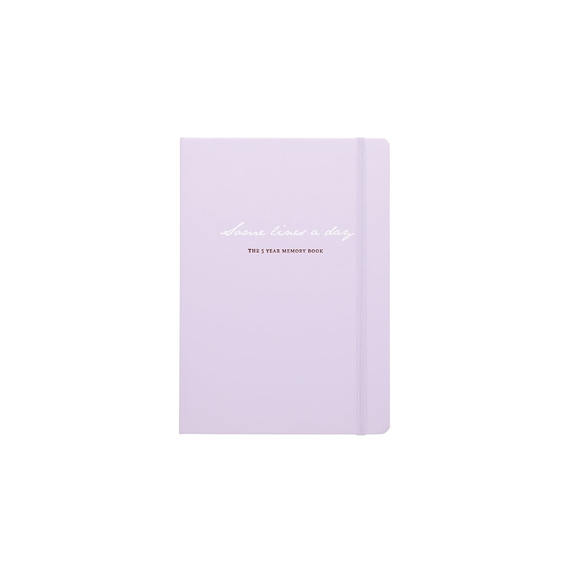 Leuchtturm1917 Some Lines a Day 5 Year Memory Notebook - Lilac