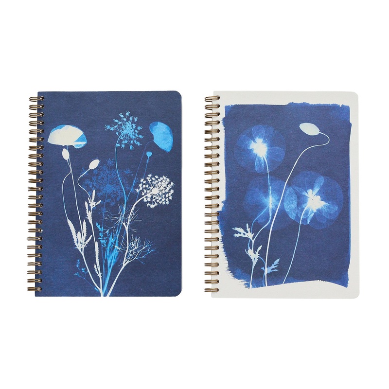Clairefontaine Cyanotype A5 Wirebound Notebook - Lined