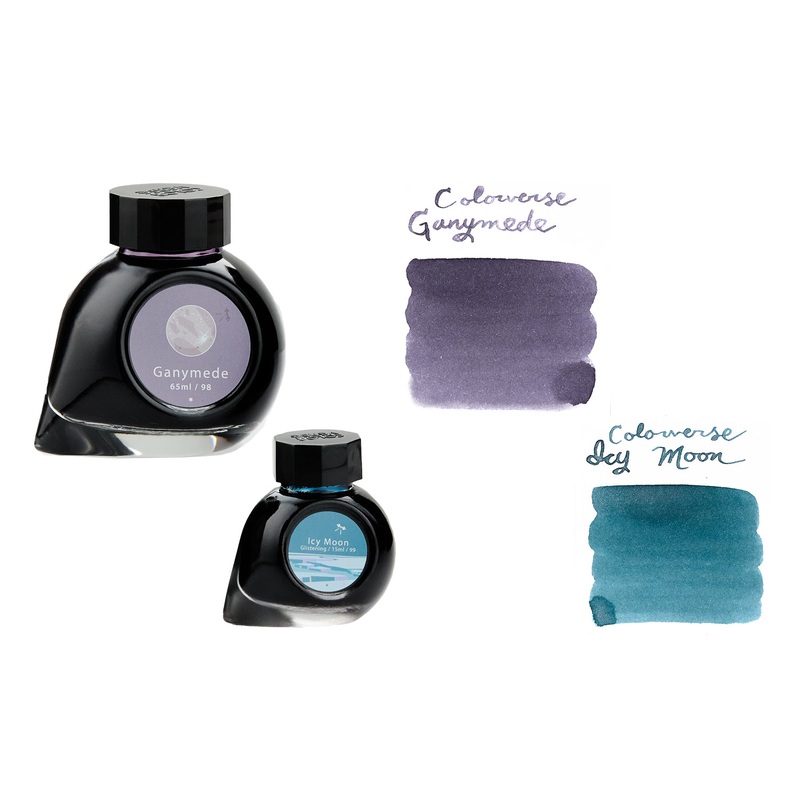 Colorverse Ganymede & Icy Moon Glistening - 65ml +15ml Bottled Ink