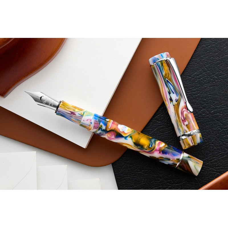 Conklin Duragraph Fountain Pen - Rainbow Whirlwind (Limited Edition)