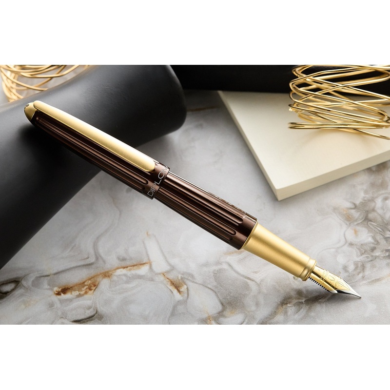 Diplomat Aero Fountain Pen - Marrakesh Brown/Gold (Special Edition)