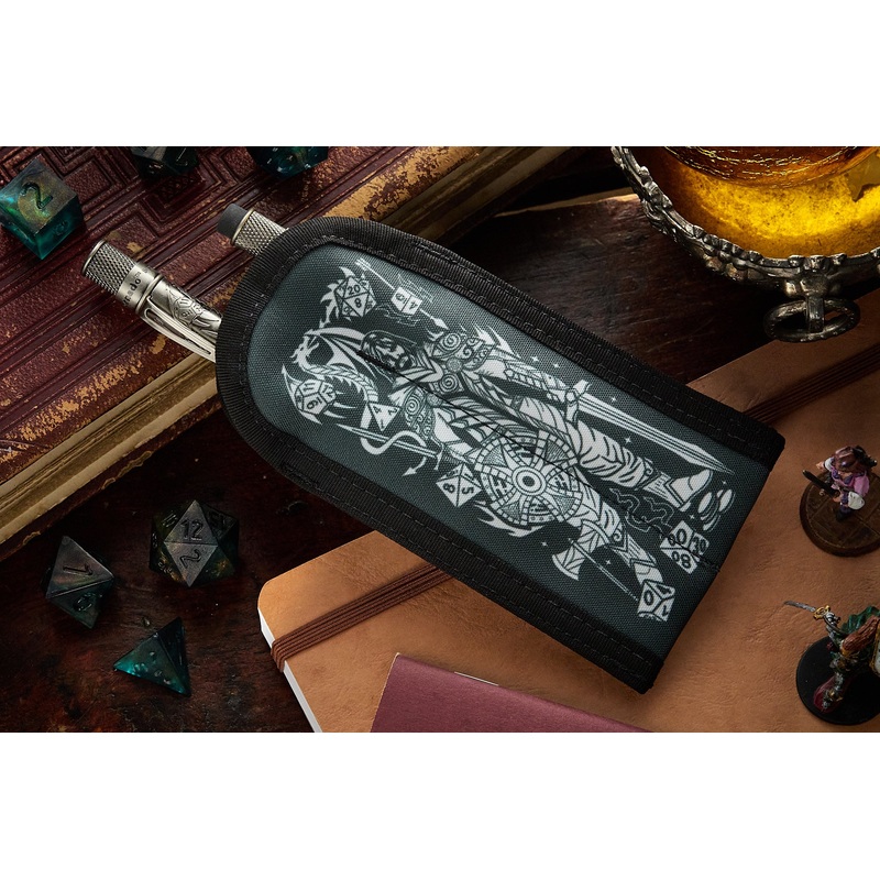 Retro 51 x Rickshaw Bagworks 2 Pen Coozy - Fire & Dice 2e: Fighter