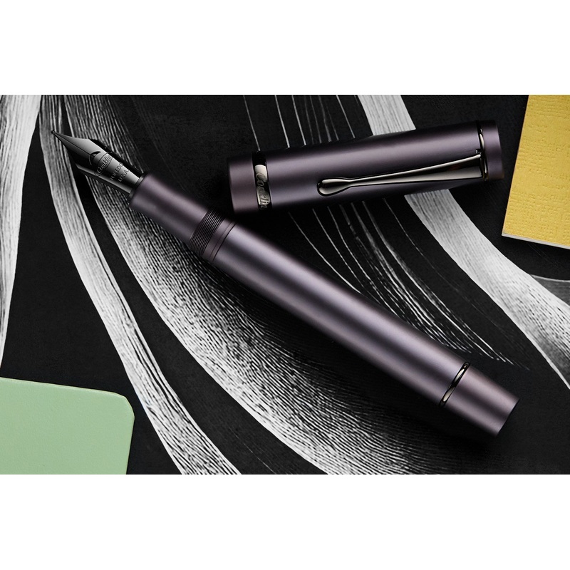 Conklin Duragraph Fountain Pen - Smoky Purple PVD (Special Edition)