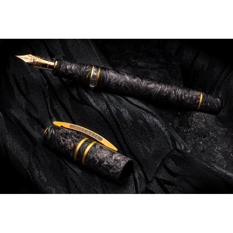 Visconti Homo Sapiens Carbon Moir Fountain Pen (Limited Edition)