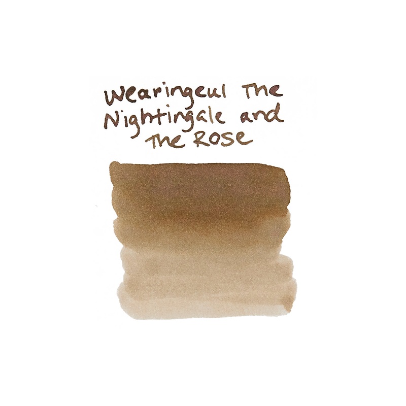 Wearingeul The Nightingale and the Rose - Ink Sample