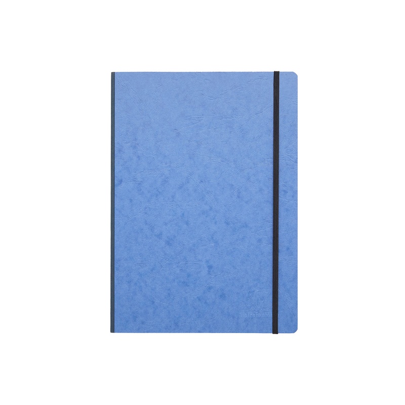 Clairefontaine Basic Clothbound A4 Notebook - Blue, Lined