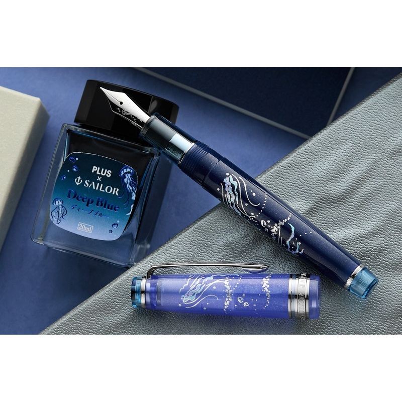 Sailor Pro Gear Slim Fountain Pen & Ink Set - Jellyfish (Limited Edition)