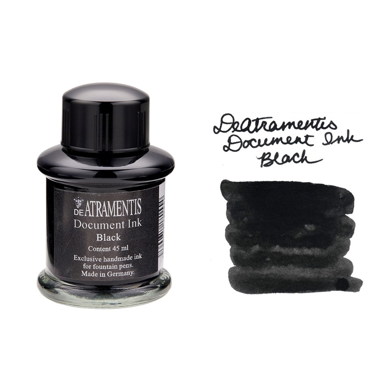 De Atramentis Document Ink Black - 45ml Bottled Ink